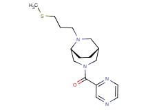 (1R*,5R*)-6-[3-(methylthio)propyl]-3-(pyrazin-2-ylcarbonyl)-3,6-diazabicyclo[3.2.2]nonane