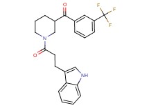 {1-[3-(1H-indol-3-yl)propanoyl]-3-piperidinyl}[3-(trifluoromethyl)phenyl]methanone