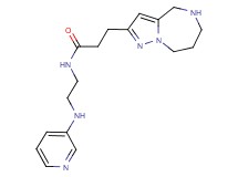 N-[2-(3-pyridinylamino)ethyl]-3-(5,6,7,8-tetrahydro-4H-pyrazolo[1,5-a][1,4]diazepin-2-yl)propanamide