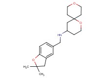 N-[(2,2-dimethyl-2,3-dihydro-1-benzofuran-5-yl)methyl]-1,9-dioxaspiro[5.5]undecan-4-amine