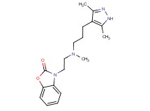 3-{2-[[3-(3,5-dimethyl-1H-pyrazol-4-yl)propyl](methyl)amino]ethyl}-1,3-benzoxazol-2(3H)-one