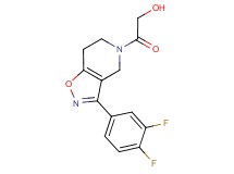 2-[3-(3,4-difluorophenyl)-6,7-dihydroisoxazolo[4,5-c]pyridin-5(4H)-yl]-2-oxoethanol