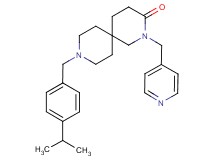 9-(4-isopropylbenzyl)-2-(pyridin-4-ylmethyl)-2,9-diazaspiro[5.5]undecan-3-one