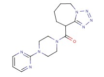9-[(4-pyrimidin-2-ylpiperazin-1-yl)carbonyl]-6,7,8,9-tetrahydro-5H-tetrazolo[1,5-a]azepine
