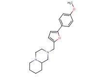 2-{[5-(4-methoxyphenyl)-2-furyl]methyl}octahydro-2H-pyrido[1,2-a]pyrazine