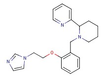 2-(1-{2-[2-(1H-imidazol-1-yl)ethoxy]benzyl}-2-piperidinyl)pyridine