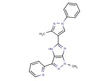 1-methyl-5-(3-methyl-1-phenyl-1H-pyrazol-4-yl)-3-pyridin-2-yl-1,4-dihydroimidazo[4,5-c]pyrazole