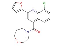 8-chloro-2-(2-furyl)-4-(1,4-oxazepan-4-ylcarbonyl)quinoline