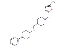 N-({1-[(5-methyl-2-furyl)methyl]piperidin-4-yl}methyl)-1-pyrimidin-2-ylpiperidin-4-amine
