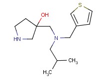 3-{[isobutyl(3-thienylmethyl)amino]methyl}-3-pyrrolidinol dihydrochloride