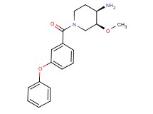 (3S*,4R*)-3-methoxy-1-(3-phenoxybenzoyl)piperidin-4-amine