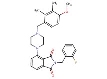2-(2-fluorobenzyl)-4-[4-(4-methoxy-2,3-dimethylbenzyl)-1-piperazinyl]-1H-isoindole-1,3(2H)-dione