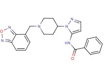 N-{1-[1-(2,1,3-benzoxadiazol-4-ylmethyl)-4-piperidinyl]-1H-pyrazol-5-yl}benzamide