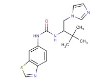 N-1,3-benzothiazol-6-yl-N'-[1-(1H-imidazol-1-ylmethyl)-2,2-dimethylpropyl]urea