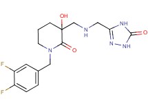 1-(3,4-difluorobenzyl)-3-hydroxy-3-({[(5-oxo-4,5-dihydro-1H-1,2,4-triazol-3-yl)methyl]amino}methyl)piperidin-2-one