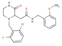 2-[1-(2-chloro-6-fluorobenzyl)-3-oxo-2-piperazinyl]-N-(2-methoxybenzyl)acetamide