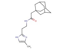 2-(1-adamantyl)-N-[2-(4-methyl-1H-imidazol-2-yl)ethyl]acetamide