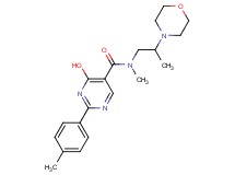 4-hydroxy-N-methyl-2-(4-methylphenyl)-N-(2-morpholin-4-ylpropyl)pyrimidine-5-carboxamide