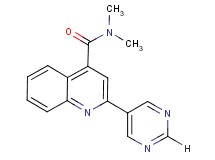 N,N-dimethyl-2-pyrimidin-5-ylquinoline-4-carboxamide