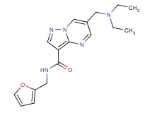 6-[(diethylamino)methyl]-N-(2-furylmethyl)pyrazolo[1,5-a]pyrimidine-3-carboxamide