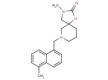 3-methyl-7-[(5-methyl-1-naphthyl)methyl]-1-oxa-3,7-diazaspiro[4.5]decan-2-one
