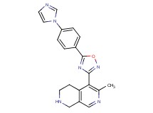 5-{5-[4-(1H-imidazol-1-yl)phenyl]-1,2,4-oxadiazol-3-yl}-6-methyl-1,2,3,4-tetrahydro-2,7-naphthyridine dihydrochloride