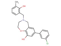 7-(3-chlorophenyl)-4-(2-hydroxy-3-methylbenzyl)-2,3,4,5-tetrahydro-1,4-benzoxazepin-9-ol