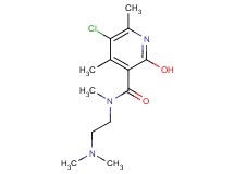 5-chloro-N-[2-(dimethylamino)ethyl]-2-hydroxy-N,4,6-trimethylnicotinamide