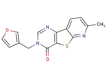 3-(3-furylmethyl)-7-methylpyrido[3',2':4,5]thieno[3,2-d]pyrimidin-4(3H)-one