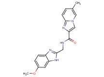 N-[(6-methoxy-1H-benzimidazol-2-yl)methyl]-6-methylimidazo[1,2-a]pyridine-2-carboxamide