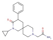2-(2-cyclopropyl-3-oxo-4-phenyl-2,9-diazaspiro[5.5]undec-9-yl)acetamide