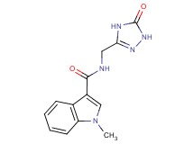 1-methyl-N-[(5-oxo-4,5-dihydro-1H-1,2,4-triazol-3-yl)methyl]-1H-indole-3-carboxamide