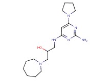 1-[(2-amino-6-pyrrolidin-1-ylpyrimidin-4-yl)amino]-3-azepan-1-ylpropan-2-ol