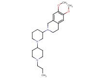 3-(6,7-dimethoxy-3,4-dihydro-2(1H)-isoquinolinyl)-1'-propyl-1,4'-bipiperidine