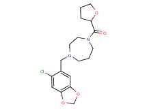 1-[(6-chloro-1,3-benzodioxol-5-yl)methyl]-4-(tetrahydrofuran-2-ylcarbonyl)-1,4-diazepane