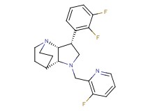 (3R*,3aR*,7aR*)-3-(2,3-difluorophenyl)-1-[(3-fluoropyridin-2-yl)methyl]octahydro-4,7-ethanopyrrolo[3,2-b]pyridine