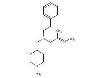 (2E)-2-methyl-N-[(1-methyl-4-piperidinyl)methyl]-N-(2-phenylethyl)-2-buten-1-amine