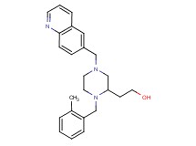 2-[1-(2-methylbenzyl)-4-(6-quinolinylmethyl)-2-piperazinyl]ethanol