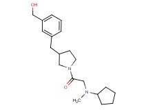 (3-{[1-(N-cyclopentyl-N-methylglycyl)-3-pyrrolidinyl]methyl}phenyl)methanol