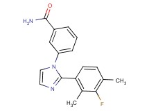 3-[2-(3-fluoro-2,4-dimethylphenyl)-1H-imidazol-1-yl]benzamide