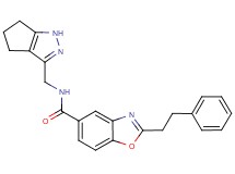 2-(2-phenylethyl)-N-(1,4,5,6-tetrahydrocyclopenta[c]pyrazol-3-ylmethyl)-1,3-benzoxazole-5-carboxamide