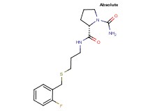 (2S)-N~2~-{3-[(2-fluorobenzyl)thio]propyl}pyrrolidine-1,2-dicarboxamide