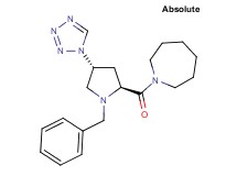 1-[(4R)-1-benzyl-4-(1H-tetrazol-1-yl)-L-prolyl]azepane