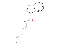 N-[3-(methylthio)propyl]indane-1-carboxamide