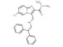 6-chloro-3-{[(2,2-diphenylethyl)amino]methyl}-N,N-dimethylimidazo[1,2-a]pyridine-2-carboxamide