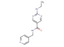 2-(ethylamino)-N-(4-pyridinylmethyl)-5-pyrimidinecarboxamide