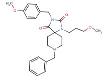 8-benzyl-3-(4-methoxybenzyl)-1-(3-methoxypropyl)-1,3,8-triazaspiro[4.5]decane-2,4-dione