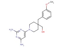 [1-(2,6-diaminopyrimidin-4-yl)-4-(3-methoxybenzyl)piperidin-4-yl]methanol