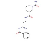 N~3~-[2-(4-oxo-3,4-dihydro-2-quinazolinyl)ethyl]-1,3-piperidinedicarboxamide