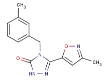 4-(3-methylbenzyl)-5-(3-methylisoxazol-5-yl)-2,4-dihydro-3H-1,2,4-triazol-3-one